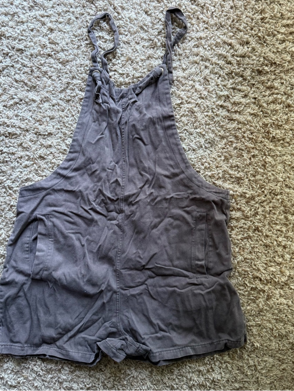 Cotton overall shortall shorts